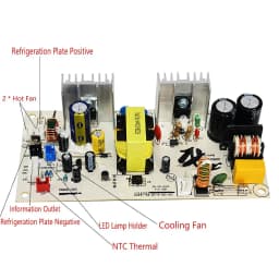 Original DQ04-001-D KERONG Red Wine Cabinet Circuit Board DQ04-006D Dual Chip Refrigerator Power Supply Main Board AC220V 70W