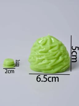 Cream Shape TPR Empty Ball Skin DIY Fill Slime Stress Tool Accessories Squeeze Fidget Toy Crafts Making for Adults