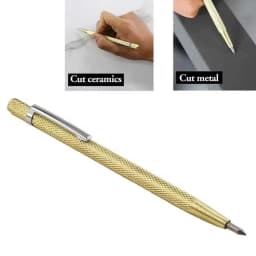 2pcs Carbide Tip Scriber Diamond Pens - Point For Precision Engraving & Marking on Glass Tile Durable Metal Machining & Wood