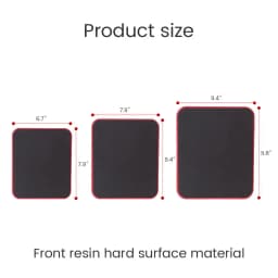 Waterproof Resin Mouse Pad with Wear-resistant Hard and Smooth Surface for Home and Office