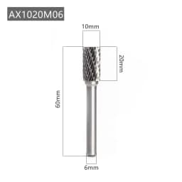 AX Type Head Tungsten Carbide Alloy Rotary File Drill Milling Burr Die Grinder Abrasive Tools Carving Bit Point