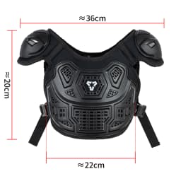Kids Motorcycle Riding Body Armor/Elbow Knee Protector Children Motocross Back Vest Chest Off-Road Moto Cycling Protective Gear