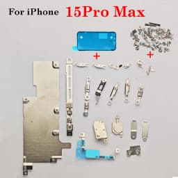 1set Full Inside Small Metal Parts Shield Plate Set Kit Holder Bracket For iPhone 6s 7 8 XS XR XS 11 12 13 14 15 16 Pro Max Plus