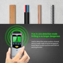 5 In 1 Electronic Wall Detector Finders Multifunctional Handheld Metal Detector Stud Wood Finder Electronic Measuring Instrument