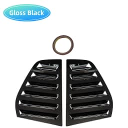 Pair Rear Side Window Trim Spoiler For VW Golf 5 Golf 6 Golf 7 MK5 MK6 MK7 MK7.5 2003-2020 Window Shutter Cover Louver Air Vents