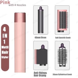 New Multil Hair Styler Auto Curling Dryer Wrap Hot/Cold Air Dryer 1300W Hair Straightener Curling Barrel Brush Salon Hair Dryer
