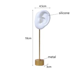 Earring Display Stand Ear Model Ear Clip Stud Jewelry Display Organizer Holder Window Counter Ear Stud Showcase Props