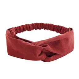Vintage Suede Soft Cross Knot Elastic Headband for Women Girls Summer Soild Color Turban Bandanas Hair Bands Hair Accessories