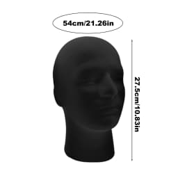 1PC Styrofoam Mannequin Manikin Head Model Foam Wig Hair Glasses Display Wig Hair Glasses Headwear Display Accessories