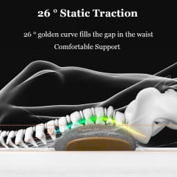 Multi-functional 3-in-1 Back Massager with Relief Bed Sleeping Shiatsu Deep Tissue Portable Shoulder Lower Back Pain Relief