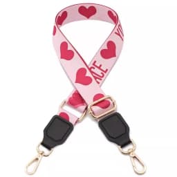 Adjustable Shoulder Strap Messenger Widening Accessories Adjustable Female Bag Heart-Shaped Strap Pink Love Strap Girly Heart
