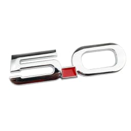 Car 3D Metal 5.0 Logo Decals Sticker For Ford Mustang GT GT50 2021 2020 2019 2018 Rear Trunk Body Badge Emblem Styling Stickers