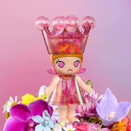 POPMART MEGA ROYAL MOLLY 100% Anniversary Series1 Blind Box Mystery Box Guess Bag Toys Doll Cute Anime Figure