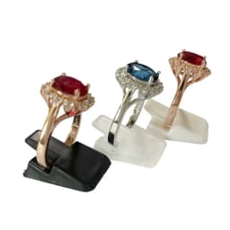 Wholesale Mini Display Rack Ring Plastic Clip Jewelry Display Bracket Home Ring Display Props