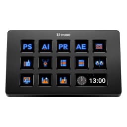 Ulanzi D200H D200 7 in 1 Stream Deck Controler Keyboard with 14 LCD Keys for OBS Live Youtube Content Creation Gaming Office