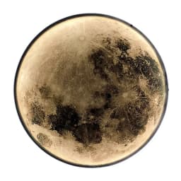 Modern Round Moon Wall Lamp for Bedroom Living Room Entrance Decoration Sconce Light Fixtures Ceiling Lighting Planet Nordic Led