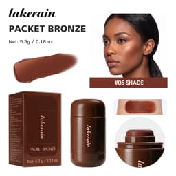 Lakerain Bronze Contour Stick Hydrates Smooths Skin Create Dimensional Effect Long-lasting Natural Makeup Effect Contour Stick
