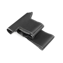 Braids on Steering Wheel For Toyota Prius 20 XW20 2004 2005 2006 2007 2008 2009 Car Steering Wheel Hand-stitched Leather Cover