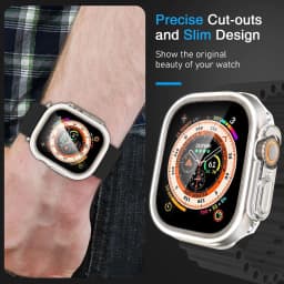 Case for Apple Watch Ultra 4 3 2 49mm Screen Protector TPU Anti-Scratch Shockproof Shell Protective Cover iWatch Series Ultra