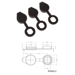 MS705/816 Waterproof Cap Cover 3pcs/set  Outdoor Accessories  For Cabinet Cam Lock Industry Cylinder