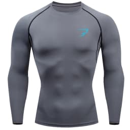 New Men's Short Sleeved T-shirt Compressed Quick Drying Breathable Training Tees Fitness Jujitsu Rashguard Top Gym Sport Shirts