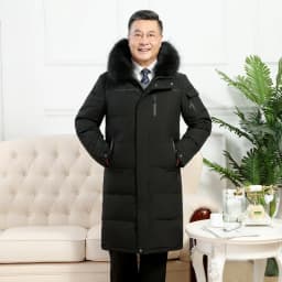 Luxury Brand Men's Down Coat And Parkas Top Quality Man Goose Down Jacket Thick Winter Padded Puffer Jacket Overcoat Padding HY7