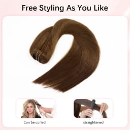 Straight Clip In Human Hair Extensions 7 Pcs/Set Full Head Brazilian Clip Ins Hair 85/120 Grams Clip on Hair Extension for Women