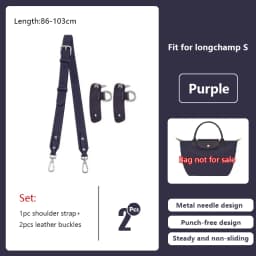 Wide Bag Strap For Longchamp S, Crossbody Shoulder Strap Mocha Artichoke Belt, Cowhide Bag Replacement Accessories