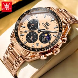 OLEVS Original Luxury Brand Watch Men 2024 NEW Multifunctional Chronograph Waterproof Luminous Trend Men's Wristwatches