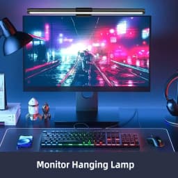 Computer Monitor Screen Light Bar LED Desk Lamp Monitor Light Bar Eye-Care Stepless Dimming Lighting Table Lamp for Work Gaming