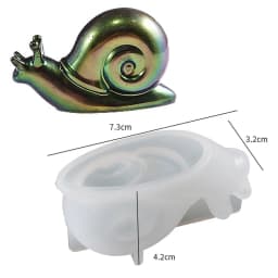 3D Lizard Silicone Molds DIY Handmade Home Art Decoration Ornament Epoxy Resin Mold Animal Frog Snail Making Plaster Mould