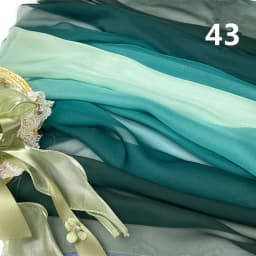 Rainbow Gradient Color Chiffon Fabric 30D Organza Tulle Fabric For Diy Ancient Style Hanfu Wedding Dress Stage Party Decor