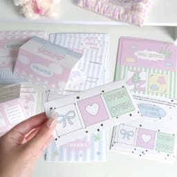 20pcs 13x13cm Foldable Packaging Cards Thank you Cards for Small Business DIY Jelwelry Display Hanging Labels Retail Cards
