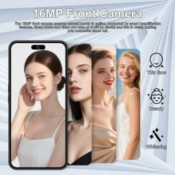 K-Touch New Cell Phone A 17 Pro Max Mobile Phones Android 5G 7.3HD 22G+2TB Smartphone 16+48MP Dual Sim 7800mAh Unlocked Global Version