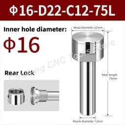 Saw Milling Cutter Slitting Saw Arbor Blade Holder CNC Slotting Machining Metal Cutting Tool Front Rear Lock 5 6 8 10 13mm