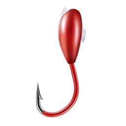 10/20/30pcs Fishing Barbed Hook Red Worm Overturned Head Lifelike Lure Bait Carp Fishhooks 0.1#-0.8# Fishing Tackle Accessories