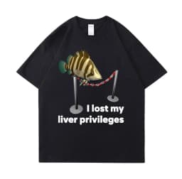 Buy A Man Eat Fish He Day Teach Fish Man To A Lifetime Funny Meme T Shirt Unisex Casual Cotton T-shirt Men Cotton Oversized Tees