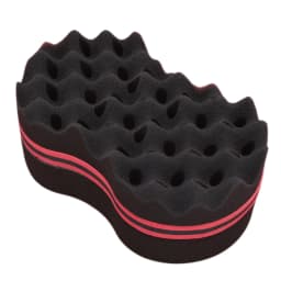 African Magic Barber Sponge Double Sided Magic Hair Curl Weave Dreads Sponge Brush Hair Brush For Black Man Hair Twist Sponge