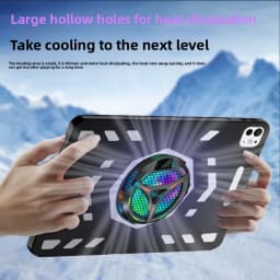 Hollow Heat Dissipation Gaming Tablet Sleeve TPU Full Protective Cover for iPad Air 11in Pro11 iPad10th11th12th iPad Mini7 Mini6