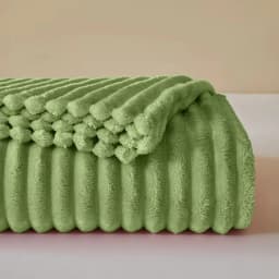 Nordic Style Single Layer Flannel Blanket, Living Room Bedroom Soft Skin-Friendly Throw