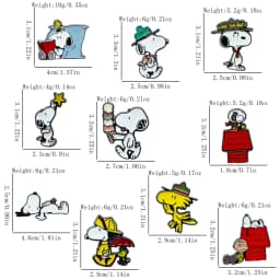 10Pcs Cute Cartoon Puppy Dog & Bird Enamel Pins Set Collectible Metal Lapel Brooches Puppy Decorative Badges for Backpacks