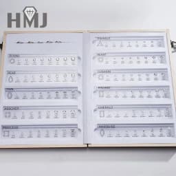 High Quality Diamond Cutting Carat Tools | Ring Mainstone Size Comparison Gemstone Set | For Custom Jewelry Designers