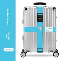 Travel Luggage Strap Cross Safety Fixation Baggage Tie down Cargo Bag Protection Buckle Rope Strengthening Band Accessories