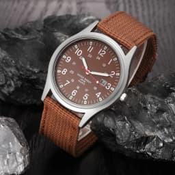Men Quartz Wristwatch Brown Leather Strap Luminous Marker Date Function 30M Waterproof Casual Business Sport Gift Clock