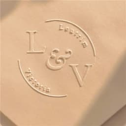Customize Embossing Stamp Wedding Monogram Embosser Stamp, Personalized 2 Initials Embosser Stamp, Wedding Gift, Hand Held Embos