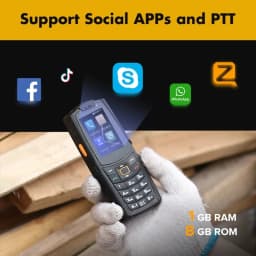 NEW AGM M7 Feature Phone4G Android Waterproof Touch Screen Mobile Phone 2500mAh Cellphone, English Russia, Keypad Rugged Phone