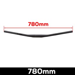 RACE Full Carbon Mtb Handlebar 9 Degree,660-780mm,Black Matt,XC/Cross Handlebars For Mountain Bike,Clamp Diameter 31.8mm