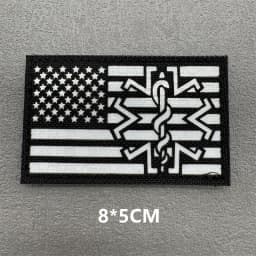 3D Tactical Patches IR Reflective Badge on Backpack Vest Clothing DIY Morale Tactical Badges Hook&Loop Laser Cut Supplies