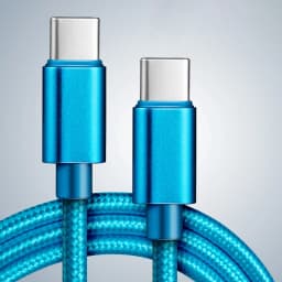 60W 5A Nylon Fast Charging Cable 1/2/3m Dual Type-C Colorful Data Cable Highspeed Data Transfer Quick Charging Wire For Xiaomi17