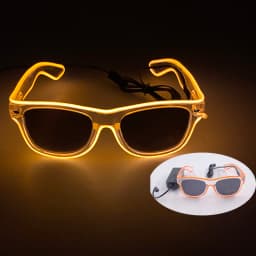 New Party Glasses Luminous Colorful LED Glasses Lighting Up Nightclub DJ Bar Music Dance Party Young Man Children Birthday Gift